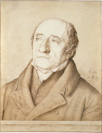 Portrait of Baron Karl vom und zum Stein by Julius Schnorr von Carolsfeld